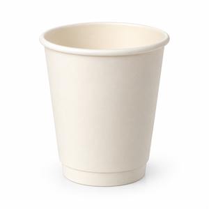 Gobelets en papier jetables de qualité alimentaire à double paroi recyclables de 8 oz pour les services de boissons à emporter - Product Image 1