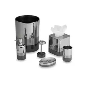 อุปกรณ์ฮาร์ดแวร์ห้องน้ำสแตนเลส กล่องใส่กระดาษทิชชู่ ที่จ่ายสบู่เหลว ที่วางแปรงสีฟัน - Product Image 1