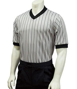 Camiseta de Árbitro Deportiva Personalizada Barata con Rayas Blancas y Negras, Camiseta de Fútbol, Uniforme Deportivo, Uniforme de Árbitro Blanco y Negro - Product Image 4