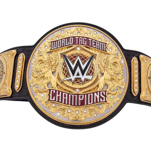 Ceinture de championnat du monde des équipes de la WWE, personnalisable, de haute qualité, or et noir, ceinture sportive personnalisée, ceinture de champion personnalisée, objet de collection - Product Image 5
