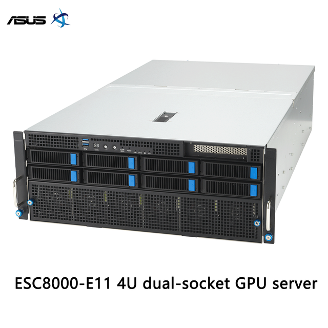 ESC8000 E11 4U 8 GPU Server Dual 5th Gen Intel Xeon 32 DIMM 11 PCIe Gen5 High Performance Computing Artificial Intelligence