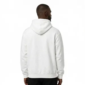 Sweat à capuche blanc industriel avec poche kangourou Falcon en molleton de coton 2026 - Product Image 2