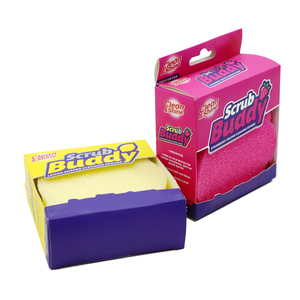Smile doux personnalisé fruits doux <span class=keywords><strong>visage</strong></span> récurer papa pour cuisine vaisselle nettoyage température sens éponge à récurer - Product Image 2