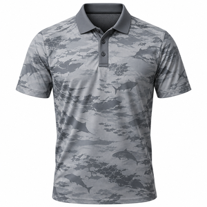 Camiseta de Pesca Personalizada para Hombre, Protección UV, Ligera, de Poliéster, Polo de Pesca Personalizado, Gran Venta - Product Image 6