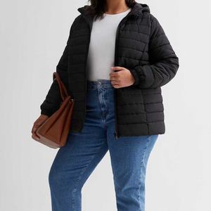 Veste matelassée imperméable pour femme grande taille, respirante, personnalisable OEM, légère, chaude, fermeture éclair intégrale, séchage rapide, confortable - Product Image 3