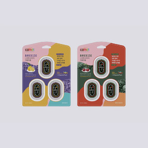 Ambientador Premium para Auto BREEZE, Fragancia de Cereza y Cedro, Desodorante para Interiores de Vehículos, para Uso en la Cabina del Auto - Product Image 3