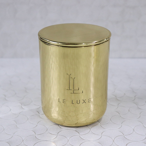 Custom Logo Luxury Candle Container Antique Candle Vessels <b>Empty</b> <b>Jars</b> for Candle Making Brass Copper Customized <b>Jars</b> with Lids - Product Image 3