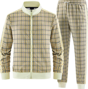 Trajes Deportivos para Hombre al por Mayor, Hechos a Medida, de 2 Piezas, con Cuello Alto, Manga Larga, Chaqueta con Bolsillos Laterales Dobles y Pantalones Deportivos - Product Image 5