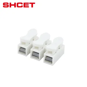 Hot selling CMK823 Electrical quick strip light plastic push wire terminal block fast press wire connectors