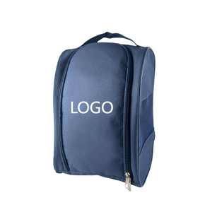 Sac à chaussures écologique en RPET avec logo personnalisé, imperméable, recyclé, pour le voyage et le sport, organisateur de rangement pour chaussures, fabricant en gros - Product Image 3
