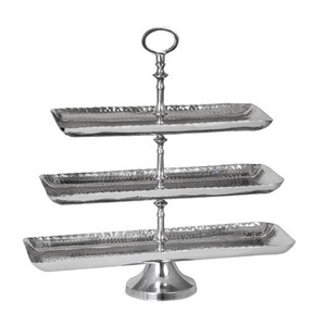 Soporte para Pastel Decorativo Hecho a Mano de Alta Calidad, Elegante y Clásico, Nuevo Soporte Metálico Dorado de Una Sola Capa - Product Image 2