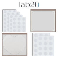 LAB20 Patchs hydrocolloïdes à l'extrait d'aloe vera pour les boutons/acné et la cicatrisation des plaies corporelles