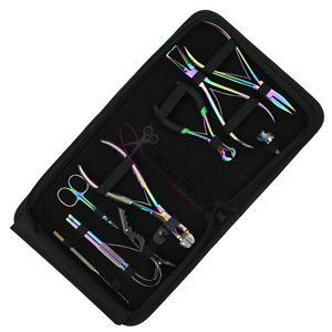 Hair Extension <b>Tools</b> Kit with Hair Extension Pliers Crimper Bead Opening <b>Tool</b> Tape-In Plier Loop Threader and Pulling <b>Hook</b> <b>Tool</b> - Product Image 1