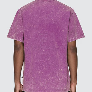 Camiseta con efecto ácido de gran venta, transpirable, cómoda, estilo urbano para hombre, precio al por mayor - Product Image 3