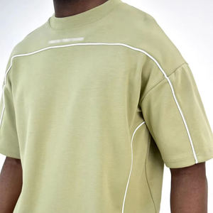 T-shirts pour hommes en coton 100% solide, séchage rapide, prix de gros tendance, faible MOQ, meilleure qualité, confortables, en vente - Product Image 2