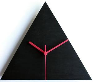 Reloj de Pared Moderno de Madera de Nogal Oscuro de 12 Pulgadas, Diseño Geométrico Redondo Minimalista, de Una Sola Cara, Regalo de Boda - Product Image 4