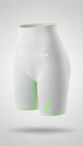 กางเกงขาสั้นออกกำลังกายเอวสูงสำหรับผู้หญิง ยกกระชับสะโพก ระบายอากาศได้ดี ไร้ตะเข็บ เหมาะสำหรับฟิตเนส โยคะ ปั่นจักรยาน และสวมใส่ลำลอง - Product Image 4