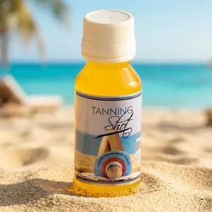 OEM ODM Private Label Tan Shot Aloe Vera <b>Vitamin</b> Oral <b>Liquid</b> for Improved Immunity - Product Image 3