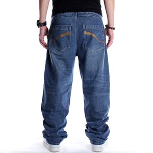 Jeans Rectos Azules para Hombre Rock Revival, Denim de Lujo con Rayas, Transpirables, Corte Medio, Lavado Claro - Product Image 3
