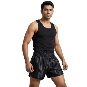 กางเกงมวย MMA ยืดได้ แห้งเร็ว ผ้าฝ้าย 100% คุณภาพสูง รับสกรีนโลโก้ตามสั่ง - Product Image 5