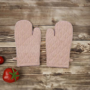 Ensemble de gants de cuisine résistants à la chaleur et écologiques, en coton matelassé, antidérapants, pour la cuisson, le barbecue et la protection quotidienne à la maison - Product Image 1