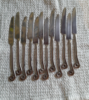Ensemble de couverts élégants en acier de qualité supérieure avec miroir Ustensiles de salle à manger inspirés des nœuds pour une table moderne