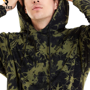 Sweat-shirts en molleton tie-dye pour hommes de haute qualité, personnalisés pour l'hiver - Séchage rapide, respirant, mélange polyester/coton, couleurs et logos personnalisés - Product Image 5
