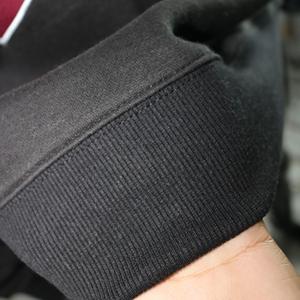 Sweat-shirt à col montant BAMA BLACK 100% marron avec broderie appliquée, col large, URBAN PRODUCTIONS - Product Image 6