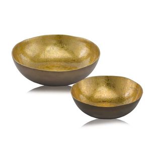 ชุดชามโลหะขัดเงาสีทองสำหรับเป็นของขวัญทำด้วยมือ - Product Image 1