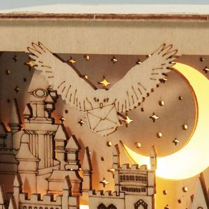 Puzzle 3D in Legno con Luce Notturna, Decorazioni da Scrivania per Donne dai 14 Anni in Su, Regalo Perfetto per Compleanno o Natale - Product Image 3