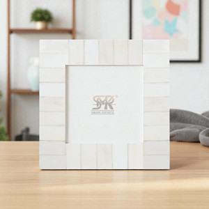 Xương Trắng Inlay khung ảnh handmade thanh lịch hình ảnh khung với Flexi kính trang trí bàn khung cho nhà và văn phòng sử dụng - Product Image 4