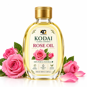 Aceite de Rosas Prensado en Frío, Extracto Floral Natural Puro, 100g, Grado Cosmético, Tapón Americano, Personalización de Logotipo, Cuidado de la Piel, Masajes - Product Image 1
