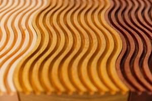 Bandeja Ondulada de Madera Natural (Arce, Teca o Sapele) para Decoración del Hogar, Estilo Boho Moderno, Tabla Larga para Servir Charcutería, Fotografía de Productos - Product Image 4