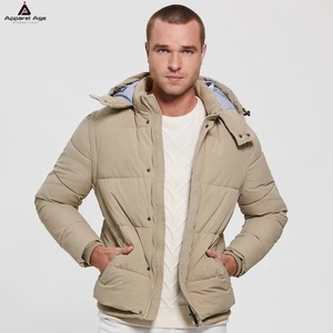 Vestes matelassées unisexes personnalisées avec logo, coupe ample, pour activités de plein air, doudounes, vestes de sport d'hiver, vestes zippées à capuche, vêtements personnalisés pour hommes - Product Image 1