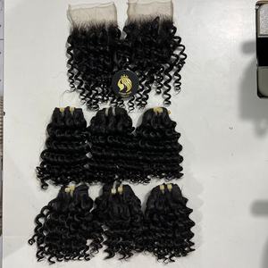 Hot Trendy Top Garde 10A Paquet de tissage de cheveux bouclés birmans bruts avec avant 100% cuticule Fit Burmese Curl | Cheveux vietnamiens crus - Product Image 4