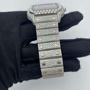 Montre de sport de luxe pour homme de haute qualité, bracelet en acier inoxydable avec logo personnalisé, cadran en verre, alliage antique, bracelet de 20 mm, design tendance - Product Image 4