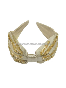 Catálogo de lujo clásico flor Bowknot tela diadema niños belleza Spa diademas diseñador de moda raya abeja accesorios para el cabello - Product Image 4