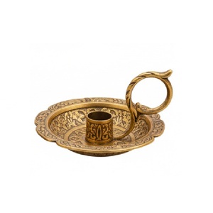 Nouveau Bougeoir Tendance Fait Main en Cuivre Alem, Décoration d'Intérieur, Chandelier Vintage - Product Image 1