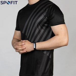 T-shirts personnalisés pour hommes de haute qualité, design personnalisé, 100% polyester, sublimation personnalisée, t-shirts vierges, best-sellers, t-shirts pour hommes en sublimation - Product Image 2