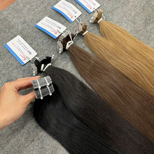 Extensiones de Cabello Virgen Vietnamita Natural Liso de la Mejor Calidad, Cabello Liso y Brillante en Varios Tonos de Color - Product Image 4