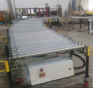 Powered Roller Conveyor System Industrial Automatic Conveyor for <b>Material</b> <b>Handling</b> Packaging and Warehouse Use - Product Image 4