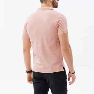 Camiseta de algodón 100% estampada OEM para hombre, 200GSM, unisex, estilo urbano, color rosa, vintage, lisa, para hombre, venta al por mayor - Product Image 2