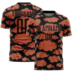 เสื้อฟุตบอลแบบกำหนดเองสำหรับทีมชาย ชุดกีฬาแห้งเร็ว โพลีเอสเตอร์ พิมพ์ลายแบบซับลิเมชั่น พร้อมพิมพ์ชื่อและหมายเลข - Product Image 1