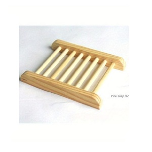 Support de Savon en Bois Naturel en Gros avec Logo Personnalisé, Écologique, Plateau de Drainage pour Savon de Douche et de Bain - Product Image 2