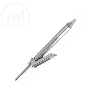 Jeringa Manual para Anestesia Dental de 1.8 ml, Estilo Pluma Recta, Acero Inoxidable, Certificación CE, Instrumento Quirúrgico Plateado - Product Image 2