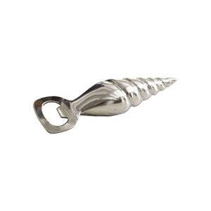 Ouvre-bouteille en acier inoxydable avec poignée perlée, ouvre-bouteille manuel en métal, design portable pour bière et champagne, résistant à la rouille, cadeau de bar - Product Image 2