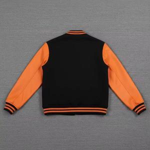 แจ็คเก็ตวาร์ซิตี้หนังบอมเบอร์แบบมีซับในขนแกะ สไตล์เท่ห์สุดฮิตประจำปี 2025 สำหรับผู้ชาย  รับผลิตตามแบบ - Product Image 6