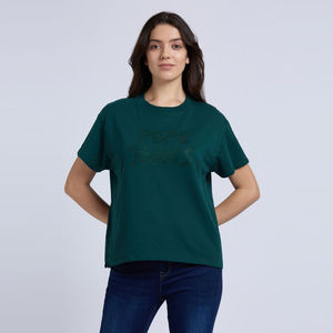 Camisetas de algodón 100% para mujer, estilo urbano, de alta calidad, con logo personalizado, color sólido, estampado, venta al por mayor, manga corta - Product Image 2