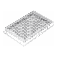 Plaque immunologique PS à 96 puits pour ELISA et fixation de protéines, surfaces de liaison multiples