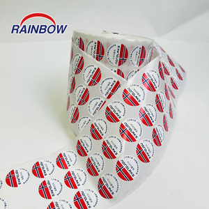 5000pcs Customize Printing Logo/Brand Adhesive Waterproof Label <b>Vinyl</b> Label <b>Machine</b> Printing Customer'requirement - Product Image 1
